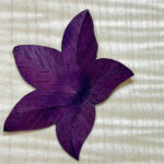 marquetry bellflower 木象嵌　桔梗