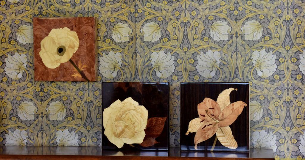 Small art panel - Wood Art HAS 木象嵌作家 蓮尾 知子